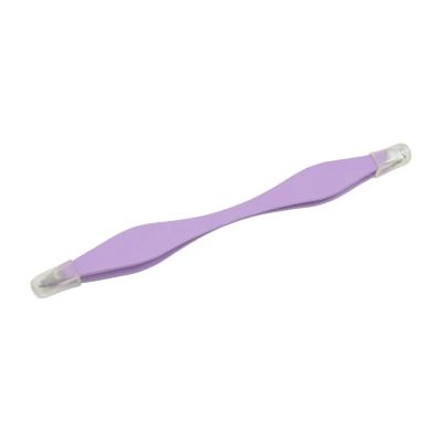 Double Ends Eyebrow Tweezer Anti-Static Eyelash Extension Tools(Purple)