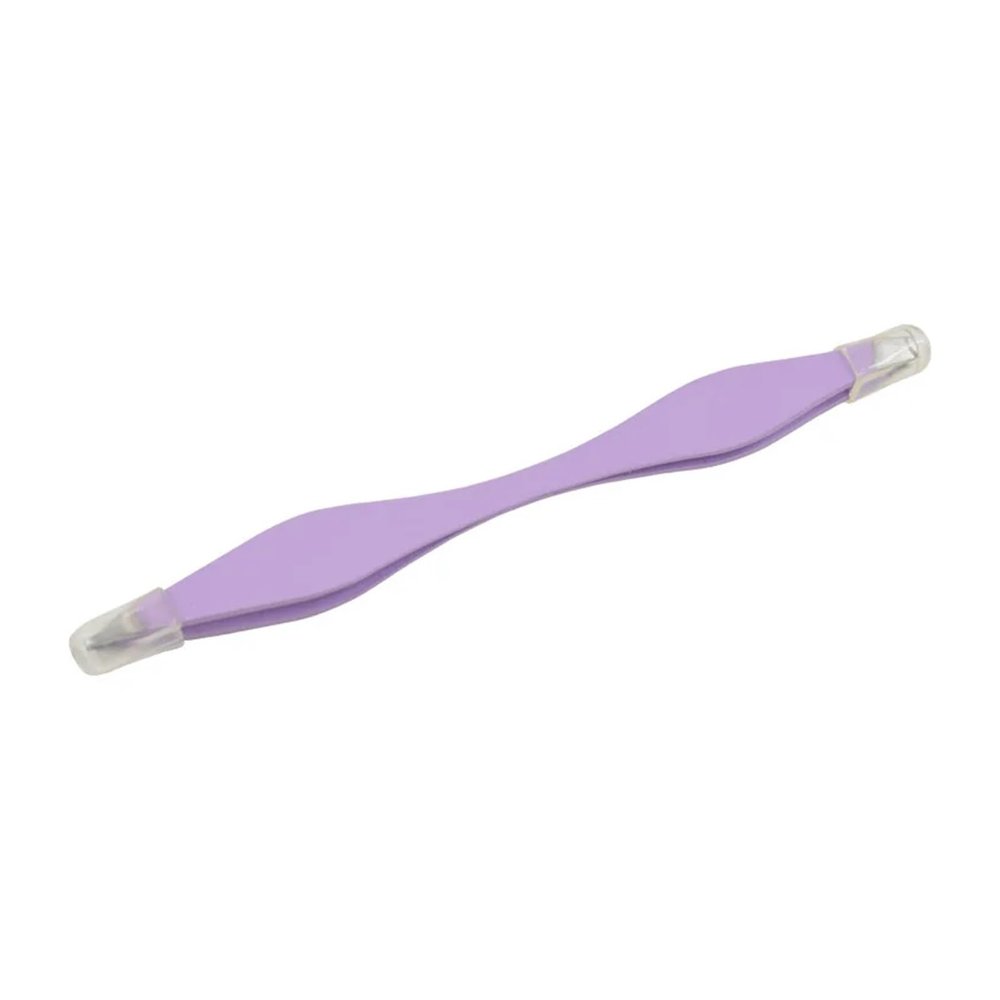 Double Ends Eyebrow Tweezer Anti-Static Eyelash Extension Tools(Purple)