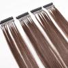 20" 6D Hair Extensions 6D Human Hair Extensions for Fast Hair Extension High End Connection Technology Human Hair Extensions 4 Rows,Metallic,50CM(20 INCH) view 4