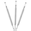 Ipetboom 3pcs Stainless Steel Nail Cuticle Remover Dual-ended Nail Pusher Cuticle Tools for Manicure and Pedicure view 1