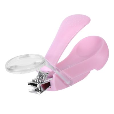 BIUDECO 1pc Magnifier Nail Clipper Ergonomic Design for Use Fingernail Clippers for Boy Girl Care Convenient for Go Nail Trimming
