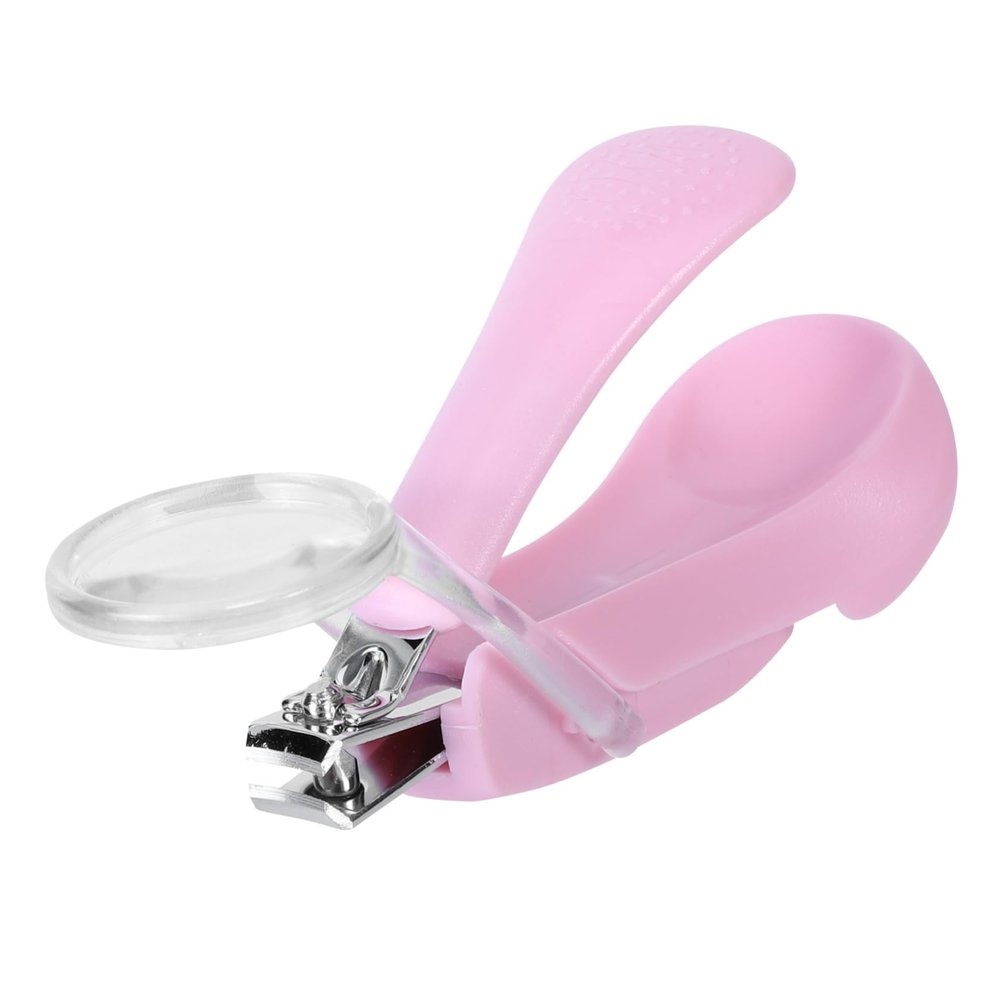 BIUDECO 1pc Magnifier Nail Clipper Ergonomic Design for Use Fingernail Clippers for Boy Girl Care Convenient for Go Nail Trimming