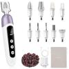 Professional Manicure Pedicure Kit with Memory Modes, Cordless Electric Nail File Set 10 Speed Portable Nail Drill Machine, Pedicure Tools for feet, Hand Foot Care Tool for Thick Nail Toenail Cuticle view 1