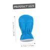 BATHVEVE 3pairs Paraffin Wax Mitts for Hand Spa Care Moisturizing Gloves for Dry Skin Treatment Reusable Exfoliating Hand Masks White Blue Pink Color Options view 2
