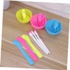 VICASKY 4pc Set Diy Mask Mixing Bowl Brush Stick Spoon Home Facial Spa Kit Skin Care Set for Ladies view 3