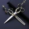 6 Inch Salon Barbers Hairdressing Set Home Use 440C Stainless Steel Hair Cutting Thinning Comb view 2