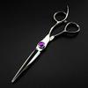 Hair Cutting, 6inch 6cr13 Steel Purple gem Cut Hair Salon Cutting Barber Thinning Shears Hairdressing view 1