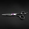 Hair Cutting, 6inch 6cr13 Steel Purple gem Cut Hair Salon Cutting Barber Thinning Shears Hairdressing view 2