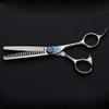 Barber Sapphire 6 inch Barber Professional Hair Cutting Set Flat and Tooth Hairdressing Hair Cutting Shears view 2