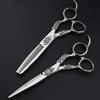 Barber Hair Trimming 6 Inch Hairdressing Hair Stylist Special Hairdressing Flat + Tooth Professional Authentic Tools Suit Hair Cutting Tools view 2