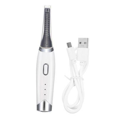 Baluue Handheld Heated Eyelash Curler Compact Electric Lash Curler for Dramatically Curled Eyelashes Rechargeable Tool for Home Use