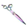 Hair Cutting, 7 Inch Professional Rainbow Damascus Cut Scissor Upscale Cutting Barber Haircut Thinning Shears Hairdresser Hair Cutting Tools view 4