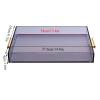 Acrylic Makeup Tray for Bathroom Counter Dry Nut Pallet Teapot Tray for Shop Jewelry Vanity and Dresser (Transparent) view 2