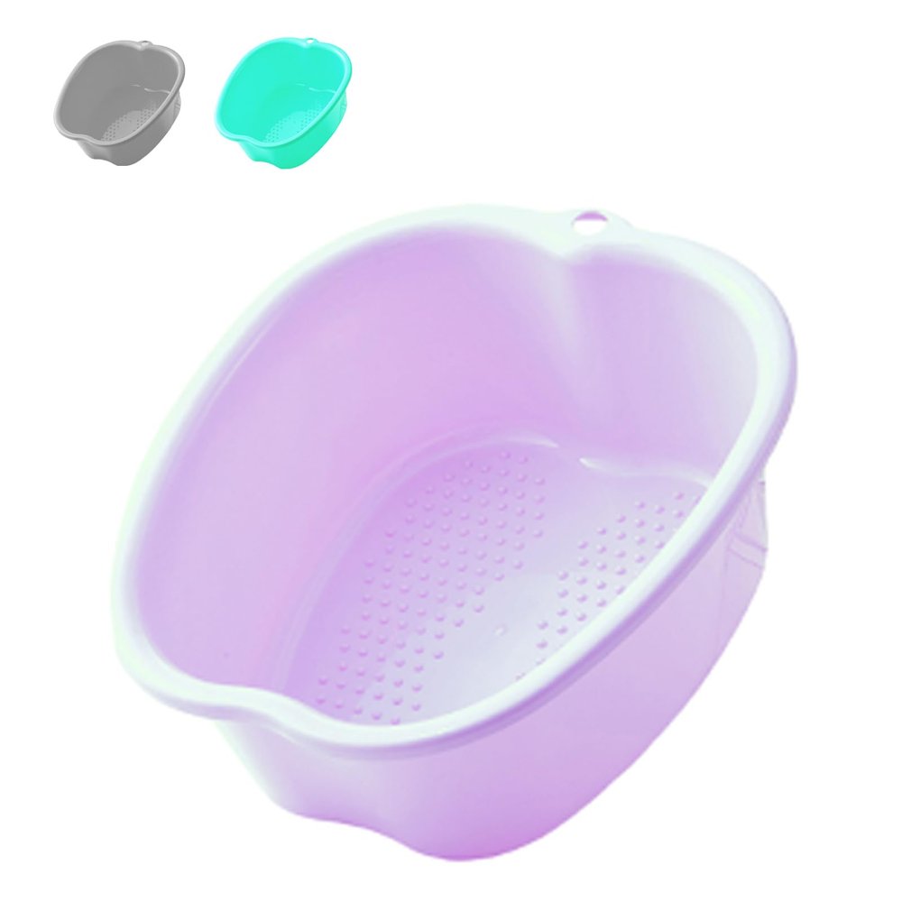 AXLOFO Foot Soaking Bath Basin, Large Plastic Foot Soaking Tub, Feet Massage Feet Bath Bucket, Great for Getting The Dead/Old Skin Off Your Foots (zibasin)