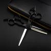 Professional Hair Cutting Shears, Professional Japan 440c Steel 6 '' Black Cut Hair Scissors Cutting Barber Tools Haircut thinning Shears Hairdressing Scissors view 2