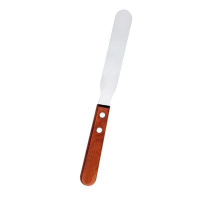 VICASKY Wood Handle Waxing Scraper Hair Removal Spatula Stainless Steel Applicator for Body Hair Removal