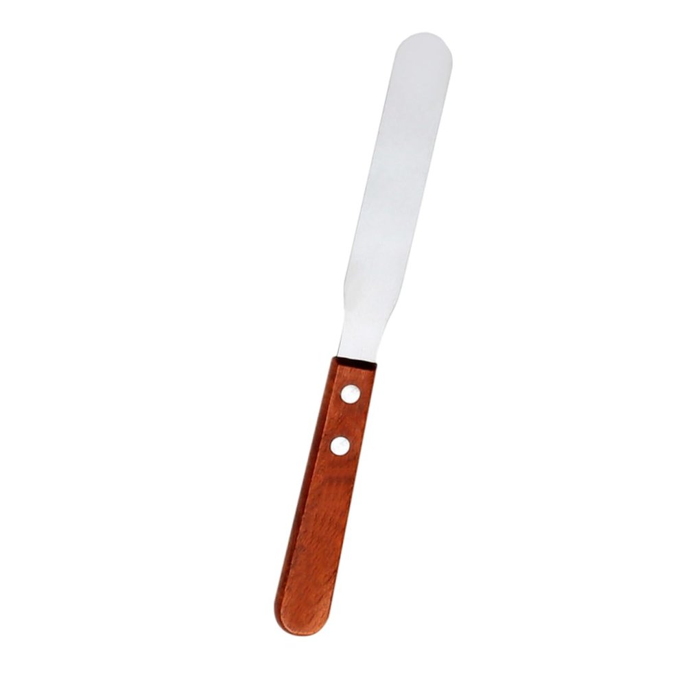 VICASKY Wood Handle Waxing Scraper Hair Removal Spatula Stainless Steel Applicator for Body Hair Removal