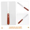 VICASKY Wood Handle Waxing Scraper Hair Removal Spatula Stainless Steel Applicator for Body Hair Removal view 3