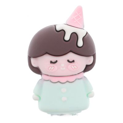 FOMIYES Makeup Pencil Sharpener for Eyeliner and Brow Pencils Cute Girl Shaped Manual Handheld Sharpener for Boy Girl and Students Compact and Durable Design for Accurate Application