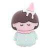 FOMIYES Makeup Pencil Sharpener for Eyeliner and Brow Pencils Cute Girl Shaped Manual Handheld Sharpener for Boy Girl and Students Compact and Durable Design for Accurate Application view 1