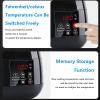 100W Candle Wax Melter, LED Display & Temperature Control, 360 Bottom Heating, Wax Warmer for Facial, Eyebrow & Full Body Black view 4