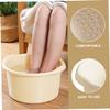 Angoily Plastic Foot Bath Barrel Durable Foot Soaking Tub Compact Spa Bucket for Home Use Lightweight and Portable for Relaxation for Travel and Storage view 4