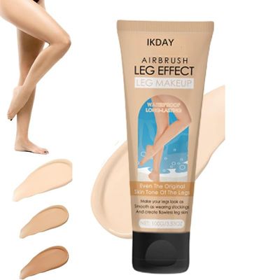 Leg Makeup Waterproof No Transfer - Leg Makeup for Varicose Veins Waterproof Black Skin - Body Scar Cover up Make up for Tattoos Cover Up -Lotion Long Last Body Foundation (Fairest Glow, #1)