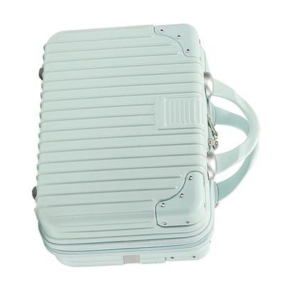 DOITOOL Portable Makeup Storage Organizer Box Vintage Hard Cosmetic Suitcase Capacity for Travel Office and Daily Use for
