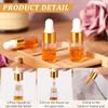 100, 3ml Clear Glass Dropper Bottle, Mini Glass Eye Dropper Vials With Pipette For Essential Oils Empty Dropper With Pipette Sample Test Tubes Travel Perfume Liquid Container view 2