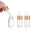 100, 3ml Clear Glass Dropper Bottle, Mini Glass Eye Dropper Vials With Pipette For Essential Oils Empty Dropper With Pipette Sample Test Tubes Travel Perfume Liquid Container view 4