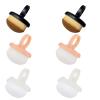 6 PCS Fingernail Dust Brushes, Nail Scrubbers Featuring Soft Bristles and a Convenient Ring Design for Effortless Nail Cleaning,Ideal Finger Duster Tools view 1