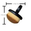 6 PCS Fingernail Dust Brushes, Nail Scrubbers Featuring Soft Bristles and a Convenient Ring Design for Effortless Nail Cleaning,Ideal Finger Duster Tools view 2