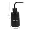 FELTECHELECTR 4pcs Lash Extension Cleaning Bottle Curved Nozzle Eyelash Cleaning Aid for for Makeup Brushes and Beauty Tools Squeeze Bottles view 2