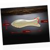 FRCOLOR Natural Yak Horn Scraping Board Multi-functional Gua Tool for Massage Therapy and Beauty Care Smooth Skin-friendly Design for Face Neck and view 2
