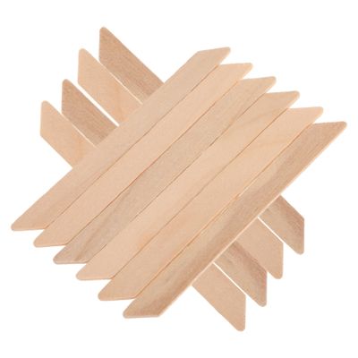 TOVINANNA Hair Removal Sticks 10pcs Wooden Wax Applicators for Facial Body Waxing Precision Designed for Easy Application