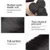 08 10 12 Inch Natural Black Color Human Hair Bundles Straight Bundle 3 Bundles 300gHuman Hair Bundles 12A Unprocessed Raw Brazilian Virgin Soft Quick Weave for Black Women view 3