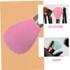 minkissy 4pcs Silicone Makeup Brush Protectors Dustproof Makeup Brush Covers for Travel Preserve Shape Silicone Caps for Home and Go Storage view 3