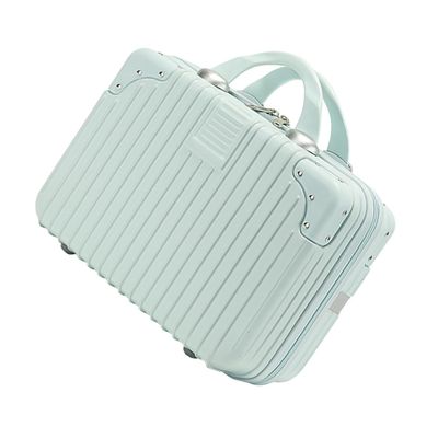 ARTIBETTER Travel Makeup Organizer Case Capacity Cosmetic Storage Box for Sundries Materials Easy to Use Suitcase Pull Rod Vintage Design