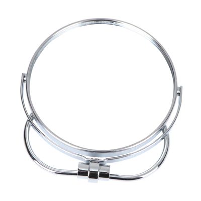 VICASKY Double-Sided Foldable Makeup Mirror for Home Office Compact Wall Hanging Desktop Vanity Mirror Silver Finish for Bathrooms Bedrooms