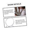 VICASKY Double-Sided Foldable Makeup Mirror for Home Office Compact Wall Hanging Desktop Vanity Mirror Silver Finish for Bathrooms Bedrooms view 3