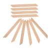 Healvian 10pcs Wooden Waxing Sticks Slanted Tips for Hair Removal Eyebrow Lip and Nose Applicator for Professional and Home Use view 1