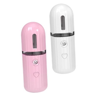 Healeved 2pcs Handy Hydrating Mist Sprayer Multi-Functional Facial Mister for Skin Types