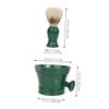 Ipetboom 1set Beard Shaving Brush and Bowl Kit Grooming Tool for Men Includes Shaving Soap Bowl and Beard Cleaning Brush for Home and Travel Use view 2