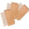 FRCOLOR 3pcs Portable Fingernail Brushes Ergonomic Nail Cleaning Tools for under Nail Scrubbing Lightweight Handle for Home Office and Travel Use view 1