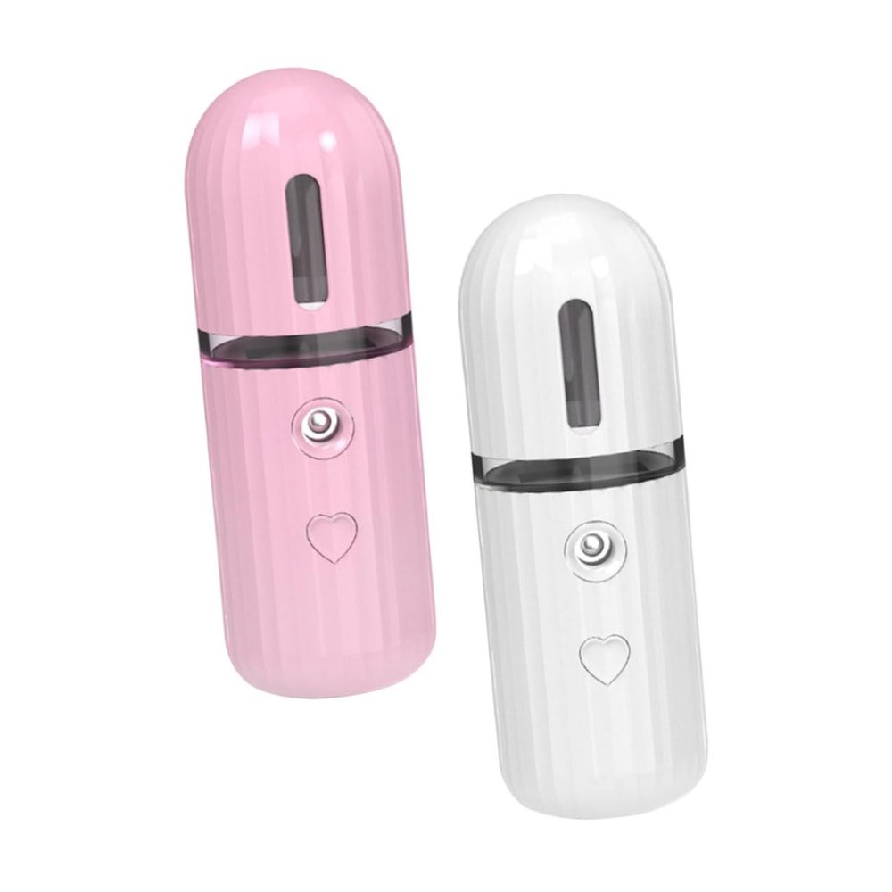 Happyyami 2pcs Portable Facial Mist Sprayer Handheld Hydrating Mist Bottle for Face Spray Facial