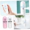 PartyKindom Handy Moisturizing Mist Sprayer 2-Pack Portable USB Rechargeable Facial Humidifier for Hydration and Skin Care for Travel and Daily Use view 3
