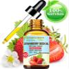 Botanical Beauty STRAWBERRY SEED OIL. 100% Pure Natural Virgin Unrefined Cold Pressed Carrier Oil 1 Fl Oz- 30 ml. for FACE, SKIN, BODY, DAMAGED HAIR, NAILS. Rich in Omega-3, Vitamin C, Vitamin E view 3