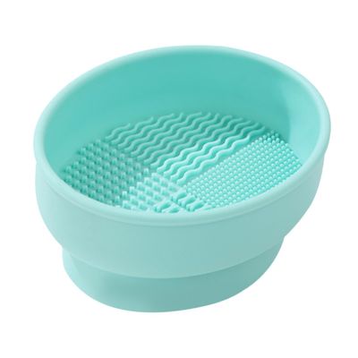 ADOCARN Makeup Brush Cleanser Bowl Silicone Makeup Brush Cleaner Multi-functional Storage Holder