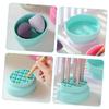 ADOCARN Makeup Brush Cleanser Bowl Silicone Makeup Brush Cleaner Multi-functional Storage Holder view 2