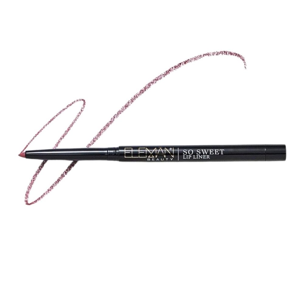 Eleman Beauty So Sweet Lip Liner  Rich, Intense Color Payoff, Long-Lasting, Perfect for Lipstick & Gloss | Waterproof, Easy to Apply, Precise Definition for All-Day Wear (Rose)
